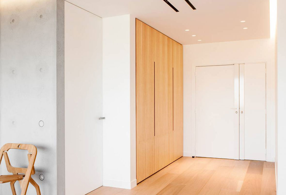 Interior con acabados de pladur